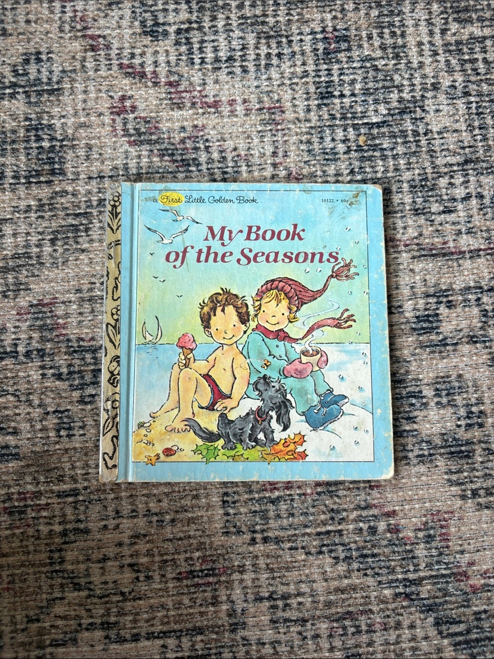 First little golden book- My Book of the Seasons Kids Board Book - Light Blue